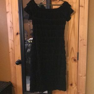 Little black dress with a twist.
